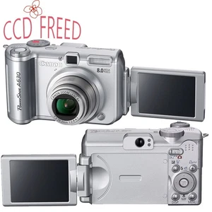 Canon PowerShot A630 Digital Camera 8 MP 4X Optical Zoom English Language Silver - Picture 1 of 12