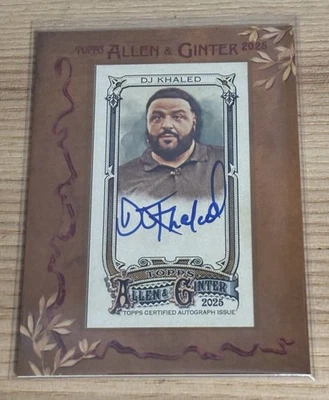 2025 Topps Allen and Ginter DJ Khaled 带框迷你签名 — 第 1/3 张图片