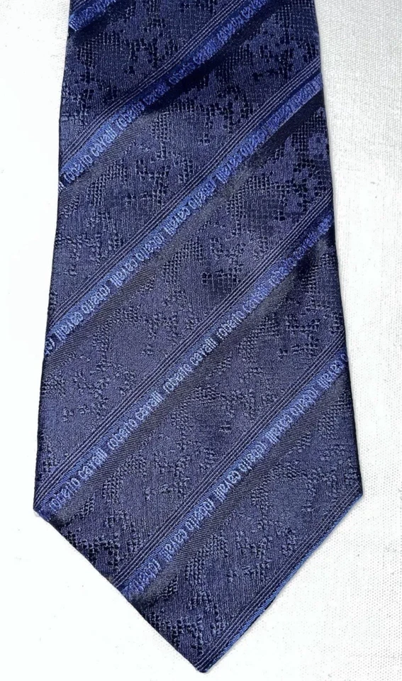 Cravatta Roberto Cavalli 100% seta - Imagen 1 de 4