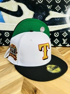 New Era Hat Club Yokai Pack Texas Rangers Chrome Dome Metallic 7 3/8 Sold Out - Picture 1 of 4