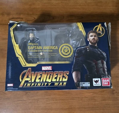 SH Figuarts Captain America MCU Avengers Infinity War Tamashii Effect Explosion Foto 1 de 4
