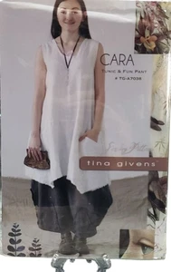 Cara Sewing Pattern TG-A7038 by Tina Givens Lagenlook Style, XS-2X - Picture 1 of 2