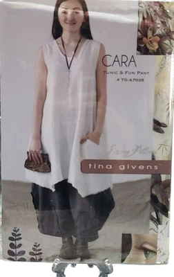 Cara Sewing Pattern TG-A7038 by Tina Givens Lagenlook Style, XS-2X - Image 1 of 2