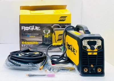 Soldadora ESAB Rogue ET 200iP Tig/Stick con accesorios 230 VAC Foto 1 de 4
