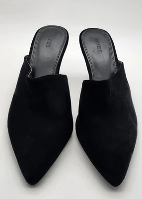 Forever 21 Women's High Heeled Mule Slip On | Black|  Size 10 - Image 1 of 4