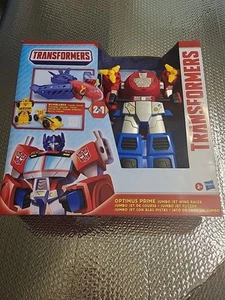Transformers Optimus Prime Jumbo Jet Wing Racer Playset - Picture 1 of 7