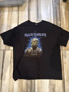 Vintage Iron Maiden Hemd Herren 2XL World Slavery Tour Concert Band schwarz - Bild 1 von 10