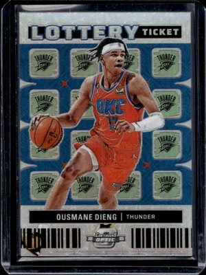 2022-23 Contenders Optic Ousmane Dieng Lottery Ticket RC #11 Thunder - Image 1 of 2