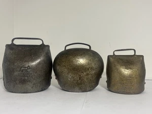 3 CLOCHES SONNAILLES SIMOND CHAMONIX 3/0 DEVOUASSOUD 000 ET VARRONE PREMANA 2 - Picture 1 of 11