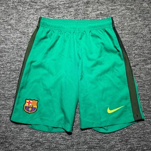 Nike Barcelona FCB Fußballshorts Herren klein grün 2016-17 Torwart Dri-Fit - Bild 1 von 8