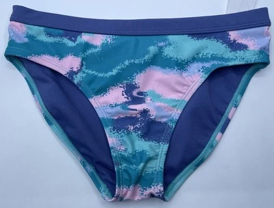 Pantalones de bikini Under Armour niñas talla 14 púrpura verde rosa nadar Foto 1 de 4