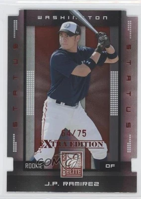 2008 Donruss Elite Extra Edition Rookie Status Red Die-Cut /75 JP Ramirez #179 - Image 1 of 2