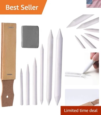 Conjunto de liquidificadores de arte esboço tocos de papel tortilhões afiador de lixa borracha - Imagem 1 de 4