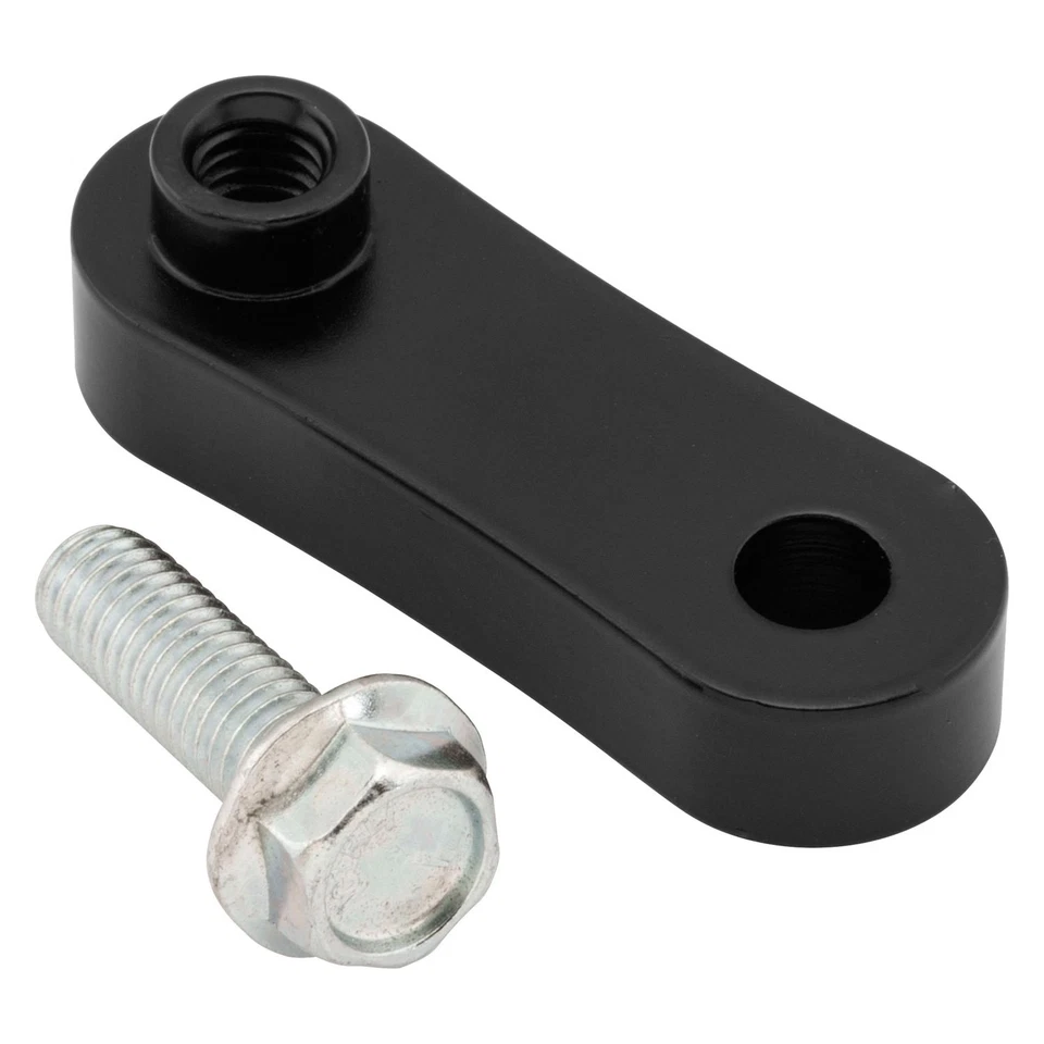 For Harley-Davidson Fat Bob 18-21 Left Passenger's Peg Relocation Kit Black Foto 1 de 1