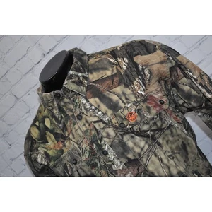 Game Winner Shirt Hunting Mens Size 2XL XXL Green Camo Mossy Oak Fishing  - Picture 1 of 8