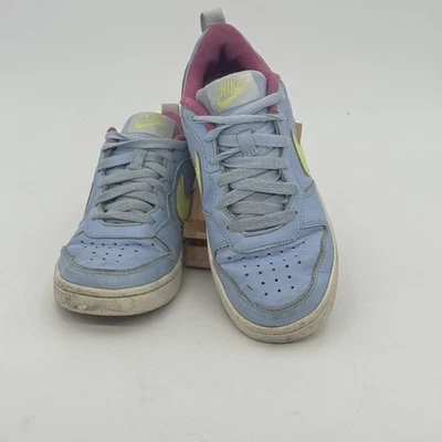 Nike суда боро низкий 2 туфли кроссовки молодежный размер 4Y синий розовый вольт BQ5448-405 - Изображение 1 из 4