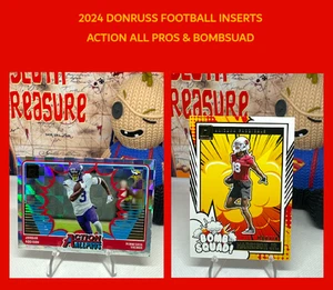 2024 Donruss Football INSERTS (Action AllPros - Bomb Squad) You Pick! - Bild 1 von 23