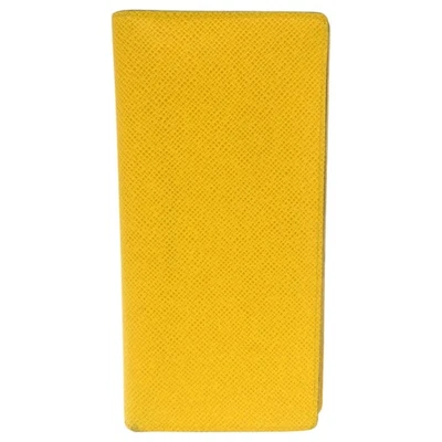 AUTÉNTICA CARTERA LARGA LOUIS VUITTON M42087 Taiga Portefeuille Braza Jaune Foto 1 de 4