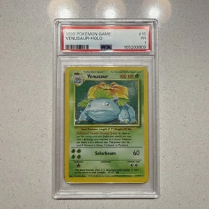 1999 Base Set Venusaur 15/102 Holo Foil Pokemon TCG WOTC Unlimited PSA 1 - Picture 1 of 2