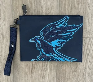 NEW! Danielle Nicole Harry Potter Ravenclaw Zippered Clutch, Embroidered - Picture 1 of 8