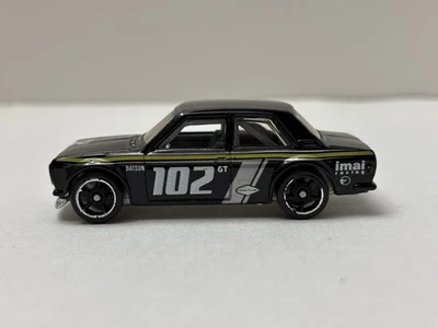 Hot Wheels 2009 New Models #37 Datsun Bluebird 510 Black w/ Antenna Up Variation - Image 1 of 4