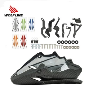WOLFLINE Belly Pan Engine Spoilers Lower Cowl Guards For Kawasaki Z900 2020-2024 - Picture 1 of 39