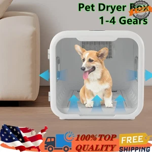 Pet Hair Dryer Box Blow Dryer 70L Capacity For Cats And Small Dogs Drying Blower - Picture 1 of 16