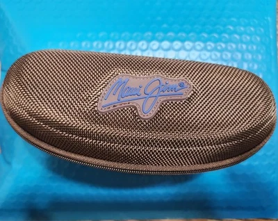 Gafas de sol Maui Jim estuche protector rígido con cremallera alrededor (solo) con clip y etiqueta colgante Foto 1 de 4