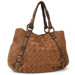Bolso de Hombro Vintage Bottega Veneta Intrecciato Marrón A00153:JP - Imagen 1 de 10