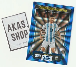 Cristian Romero 11/50 2023-24 PANINI Score FIFA Soccer Blue Laser No 3 Argentina - Picture 1 of 2