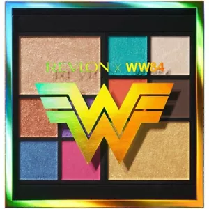 REVLON x Wonder Woman WW84 Face & Eye Shadow Palette 10 Shades SEALED Limited Ed - Picture 1 of 6