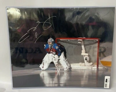 Imagen Autografiada Semion Varlamov NHL Colorado Avalanche - Nueva/Certificada Foto 1 de 2
