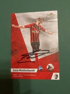 SC Freiburg , L. Waldschmidt  , Autogrammkarte ,Fussball - Picture 1 of 1