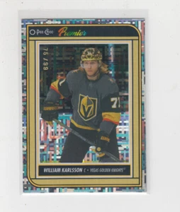 22/23 OPC Vegas William Karlsson Diamond Rainbow Foilboard card #P-39 Ltd #75/99 - Bild 1 von 2