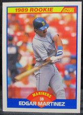 1989 Score Rookie Edgar Martinez Baseball Card #637 (003)