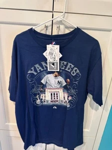 New men's Yankees MLB genuine Majestic Signature Series baseball shirt LG sports - Picture 1 of 3