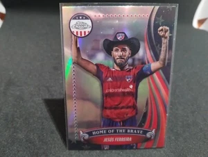 Jesús Ferreira - HOME OF THE BRAVE - 2024 Topps Chrome MLS - FC DALLAS - BR-1 NM - Picture 1 of 2