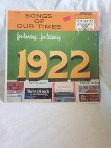 Songs Of Our Times 1922 Vinyl LP - Bild 1 von 2