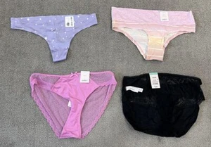 Auden Underwear -Womens Size Small thong And 3 Hipster New - Picture 1 of 11