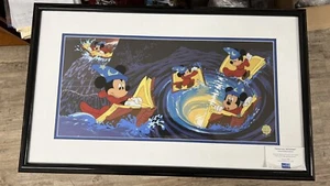 Disney Fantasia 2000 Seri-Cel limited to 2000 pieces Sorcerer Mickey Fantasia - Picture 1 of 11