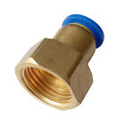 8 mm Tube Push in Fitting to 1/4" BSPT Female Air Pneumatic Connector