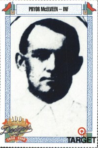 1990 Dodgers Target Baseball Brooklyn Dodgers Baseball Card #1025 Pryor McElveen