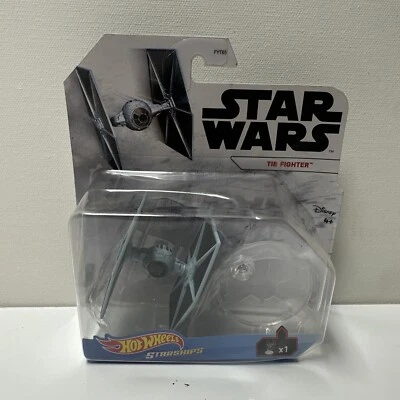 Star Wars Hot Wheels Die Cast Starships - Imperial Tie Fighter 2019 New - Image 1 of 2