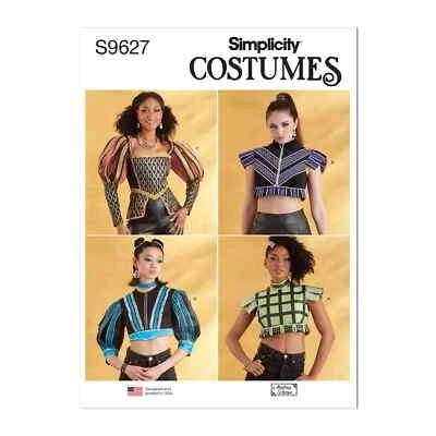 Simplicity Misses Costume Tops by Andrea Schewe Designs Sewwing Pattern S9627 - Image 1 of 4