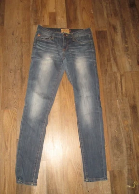 DEAR JOHN womens SZ 27 x 30 dark acid wash JOYRICH COMFORT SKINNY denim jeans - Image 1 of 4