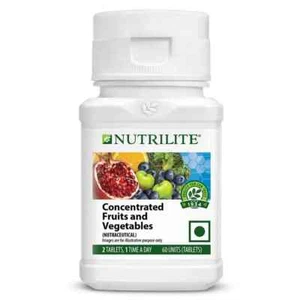Amway Nutrilite Concentrated Fruits & Vegetables 60 Tablets FREE SHIPPING - Picture 1 of 6