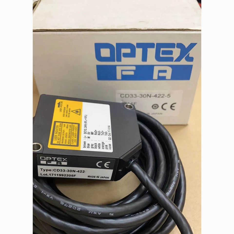 1 PCS NEW OPTEX Laser Displacement Sensor CD33-30N-422-5 #YP1 - Image 1 of 1