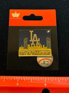 NEW - LA City of Champions Pin - Los Angeles Dodgers - MLB Licensed - Picture 1 of 2