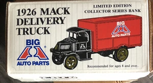Big A Auto Parta 1926 mack delivery truck limited edition collection series bank - Picture 1 of 3