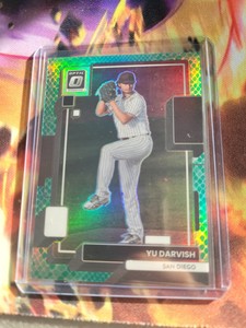 2022 Donruss Optic - Yu Darvish - Green Dragon Scale Prizm SSP#/99! SD Padres!